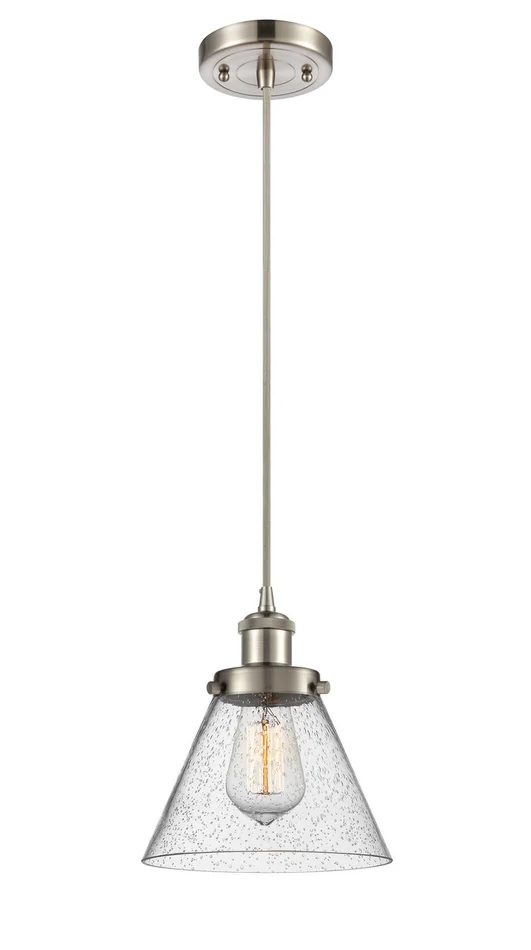 Ballston Urban LED Mini Pendant in Brushed Satin Nickel (405|916-1P-SN-G44-LED)