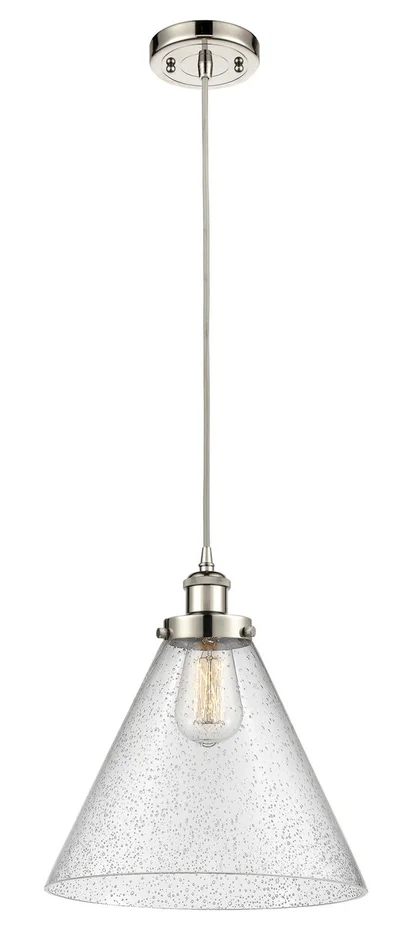 Ballston Urban LED Pendant in Polished Nickel (405|916-1P-PN-G44-L-LED)