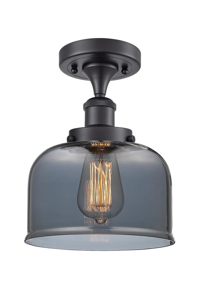 Ballston Urban LED Semi-Flush Mount in Matte Black (405|916-1C-BK-G73-LED)