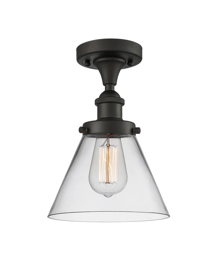 Ballston Urban LED Semi-Flush Mount in Oil Rubbed Bronze (405|916-1C-OB-G42-LED)