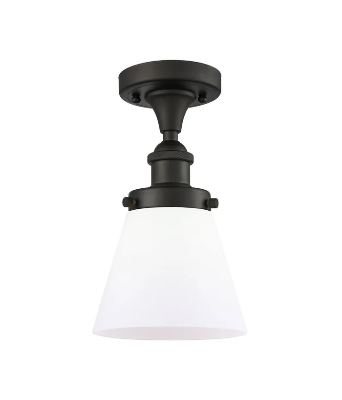 Ballston Urban LED Semi-Flush Mount in Oil Rubbed Bronze (405|916-1C-OB-G61-LED)