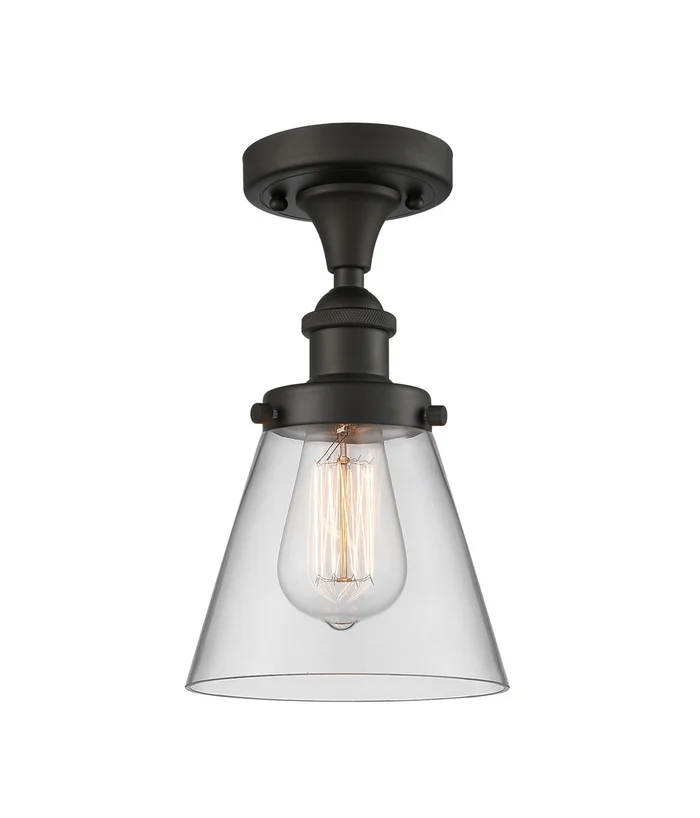 Ballston Urban LED Semi-Flush Mount in Oil Rubbed Bronze (405|916-1C-OB-G62-LED)