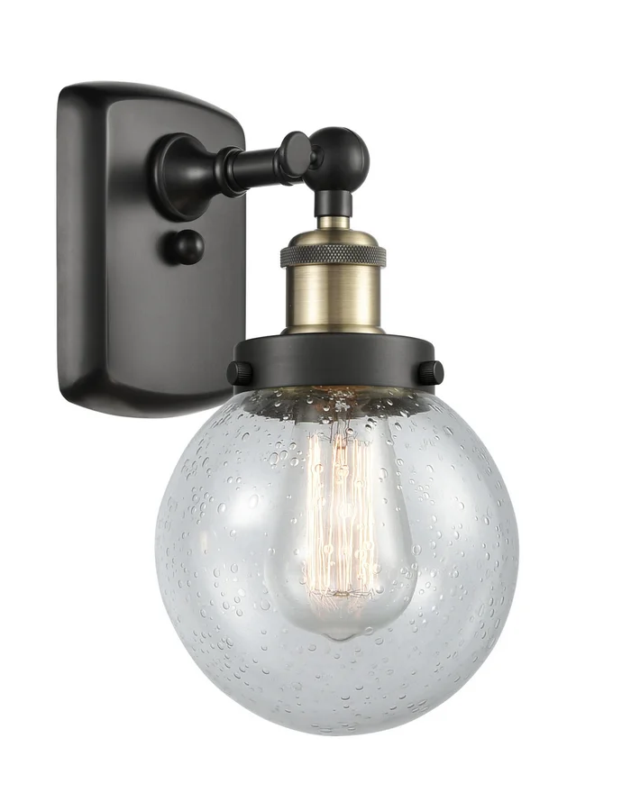Ballston Urban LED Wall Sconce in Black Antique Brass (405|916-1W-BAB-G204-6-LED)