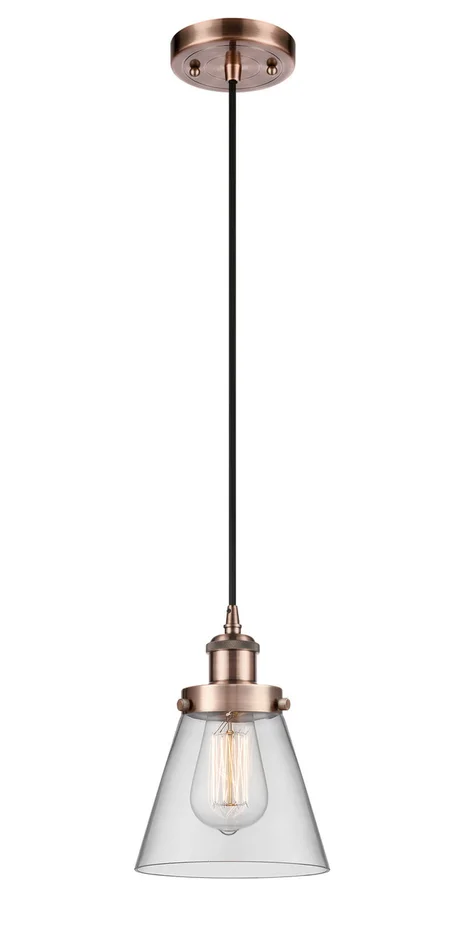 Ballston Urban One Light Mini Pendant in Antique Copper (405|916-1P-AC-G62)