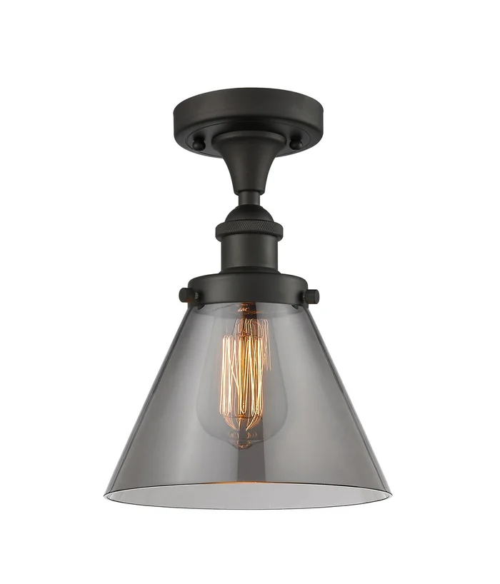 Ballston Urban One Light Semi-Flush Mount in Oil Rubbed Bronze (405|916-1C-OB-G43)