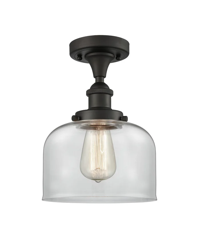 Ballston Urban One Light Semi-Flush Mount in Oil Rubbed Bronze (405|916-1C-OB-G72)