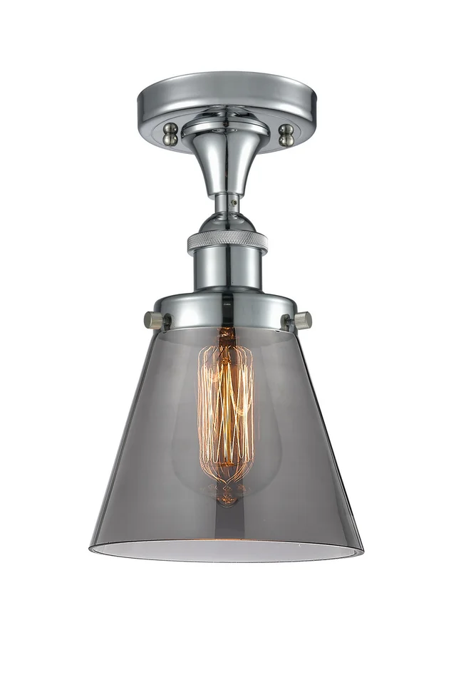 Ballston Urban One Light Semi-Flush Mount in Polished Chrome (405|916-1C-PC-G63)
