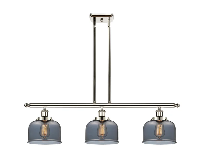 Ballston Urban Three Light Island Pendant in Polished Nickel (405|916-3I-PN-G73)