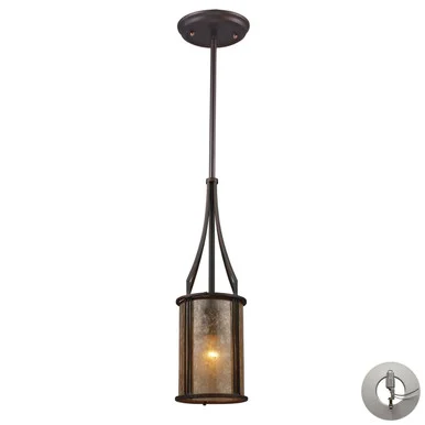 Barringer One Light Mini Pendant in Aged Bronze (45|15033/1-LA)