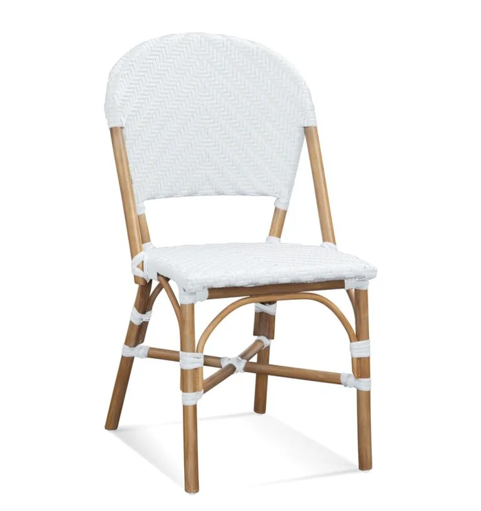 Bassett Mirror Company Ventana Side Chair in White 8630-DR-801EC (Set of 2)