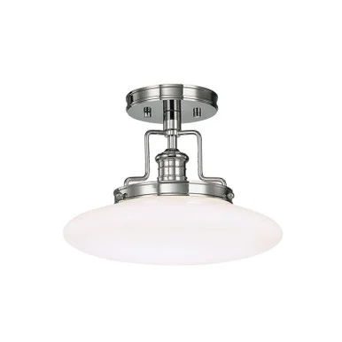 Beacon One Light Semi Flush Mount in Polished Nickel (70|4202-PN)