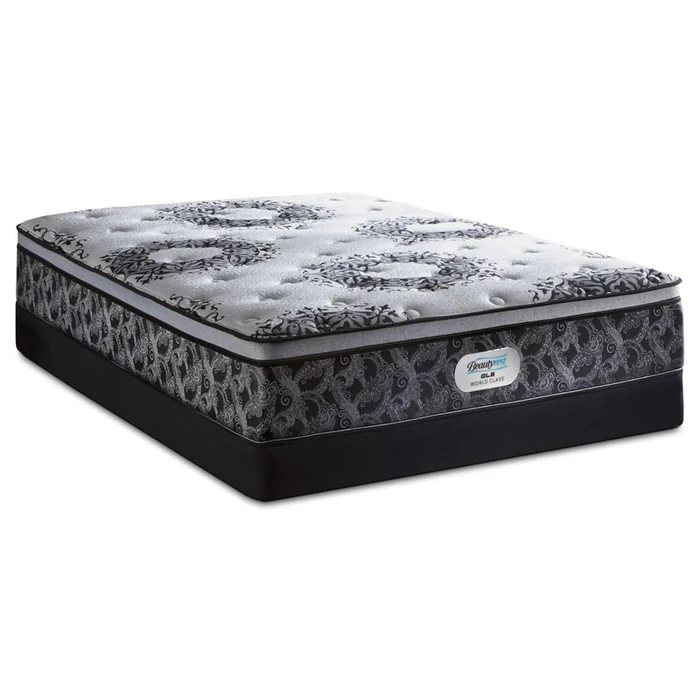 Beautyrest GL5 World Class Axis Euro-Top Firm Full Mattress Set|Ensemble matelas ferme Euro-plateau GL5 World Class Axis de Beautyrest pour lit double