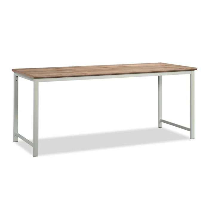 Bergen Circle 71.10 Commercial Grade Table Office Desk – Natural Wood|Bureau de type table BergenCircle de 71,10po de qualit commerciale – bois naturel