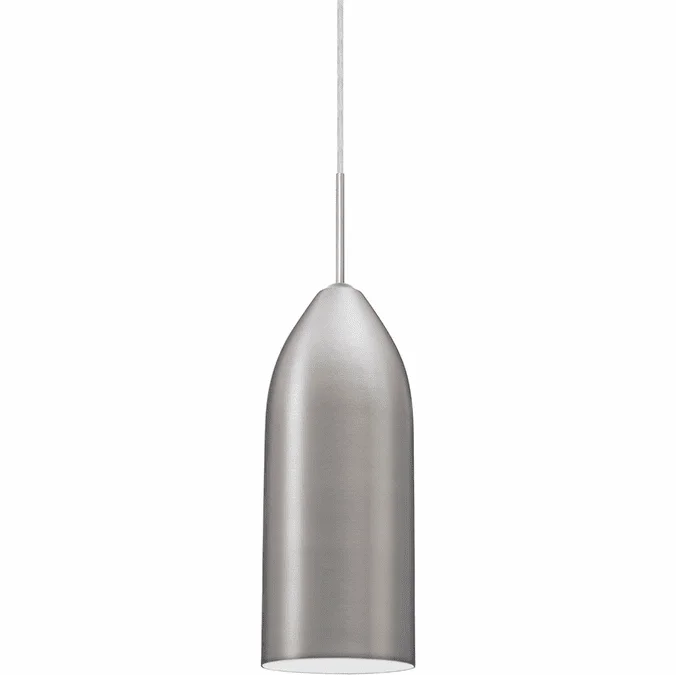 Besa 1JT-LINDWH-SN Lindy Modern Satin Nickel White Mini Pendant Light