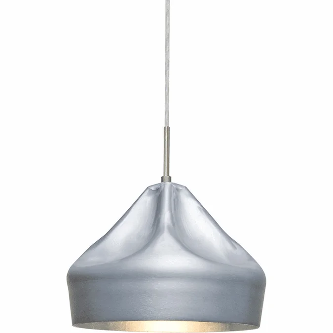 Besa 1JT-LOTUS-LED-SN Lotus Contemporary Satin Nickel LED Mini Hanging Pendant Lighting