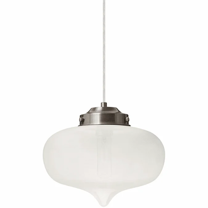 Besa 1JT-MIRAFR-SN Mira Contemporary Satin Nickel Frost Mini Pendant Lighting