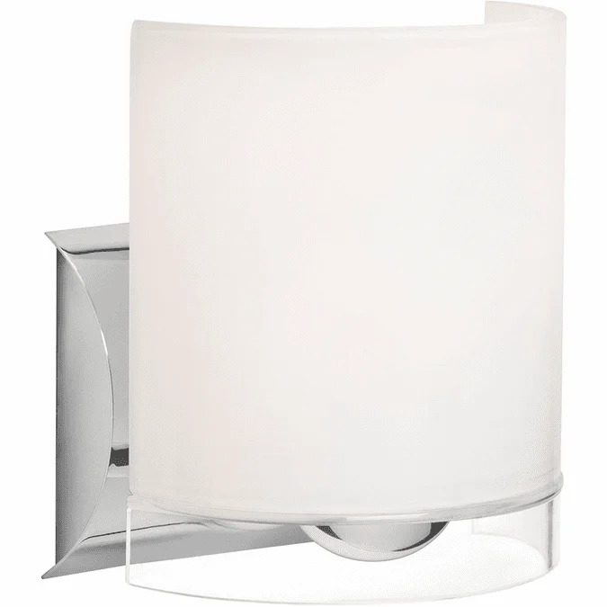 Besa 1WZ-CELTICCL-CR Celtic Modern Chrome Opal Glossy/Clear Wall Lamp