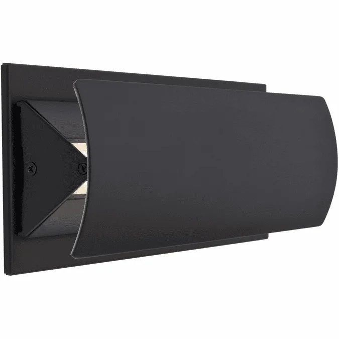 Besa MONTOUR-LED-BK Montour Modern Black LED Wall Sconce