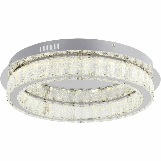 Bethel International FT39F18CH Chrome LED Flush Lighting