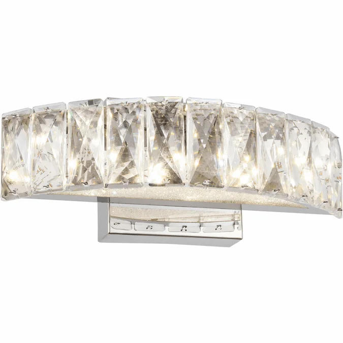 Bethel International FT40W12CH Chrome LED 12″ Wall Light Fixture