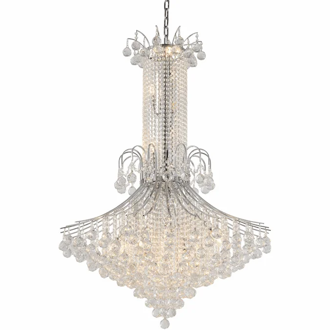 Bethel International LA46C48CH Chrome Foyer Lighting Fixture