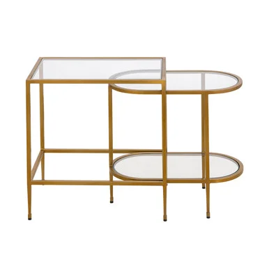 Blain Nesting Tables – Set of 2 in Antique Brass (45|H0805-9915/S2)