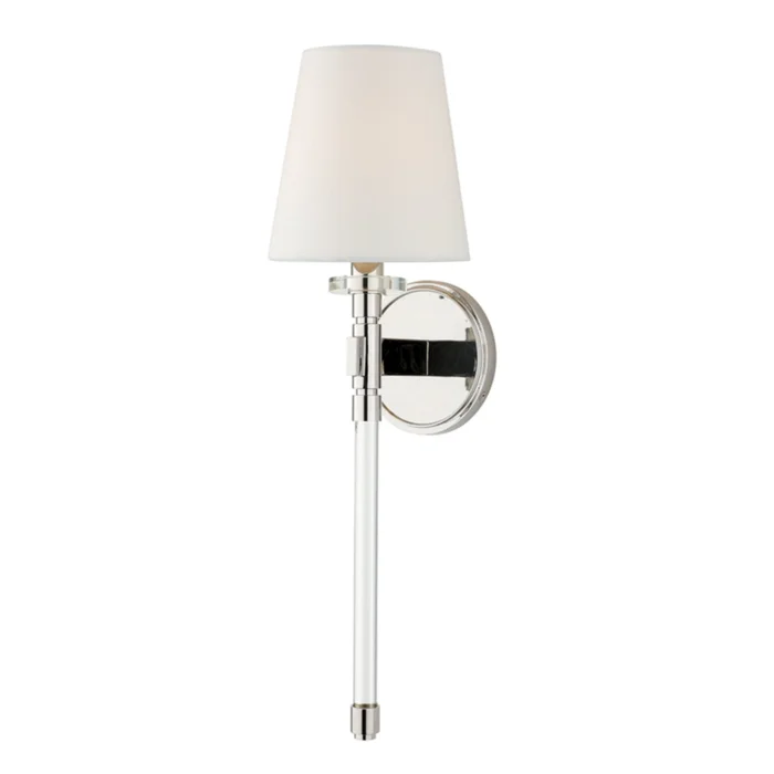 Blixen 1-Light Wall Sconce in Polished Nickel 6L x 6W x 21H