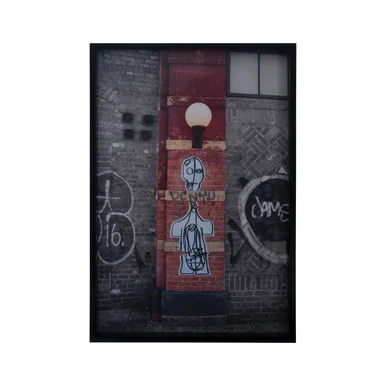 Bowery Wall Decor in Grain de Bois Noir (45|7011-1102)