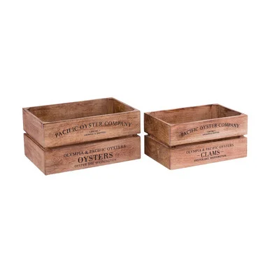 Boxes (Set of 2) in Brown (45|BOX001)