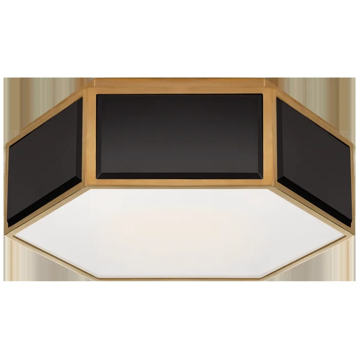 Bradford Small Hexagonal Flush Mount