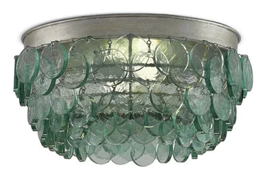 Braithwell Collection Two Light Flush Mount in Silver Leaf (142|9999-0013)