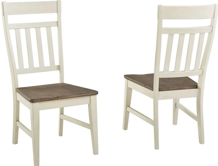 Bremerton Slatback Chair in Saddle Dust / Oyster (Set of 2) BRMSO235K PROMO