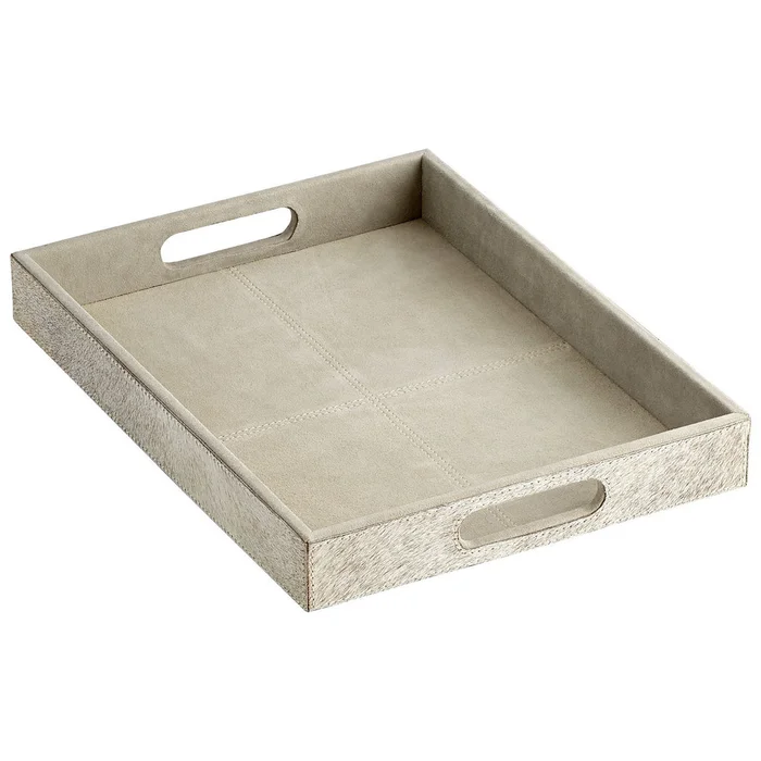 Brixton Tray Grey Small By Cyan Design