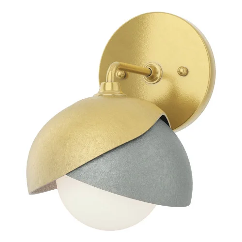 Brooklyn 1-Light Double Shade Bath Sconce (65|201374-SKT-86-82-GG0711)