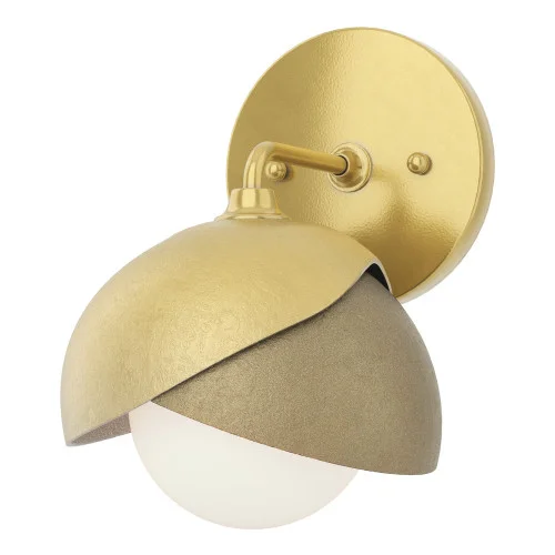 Brooklyn 1-Light Double Shade Bath Sconce (65|201374-SKT-86-84-GG0711)