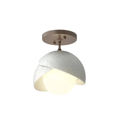 Brooklyn 1-Light Double Shade Semi-Flush (65|121377-SKT-05-82-GG0711)