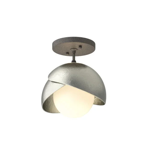 Brooklyn 1-Light Double Shade Semi-Flush (65|121377-SKT-20-85-GG0711)
