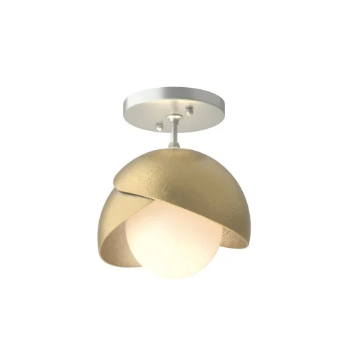 Brooklyn 1-Light Double Shade Semi-Flush (65|121377-SKT-82-86-GG0711)