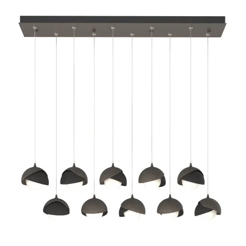 Brooklyn 10-Light Double Shade Pendant (65|131205-SKT-STND-07-10-GG0711)