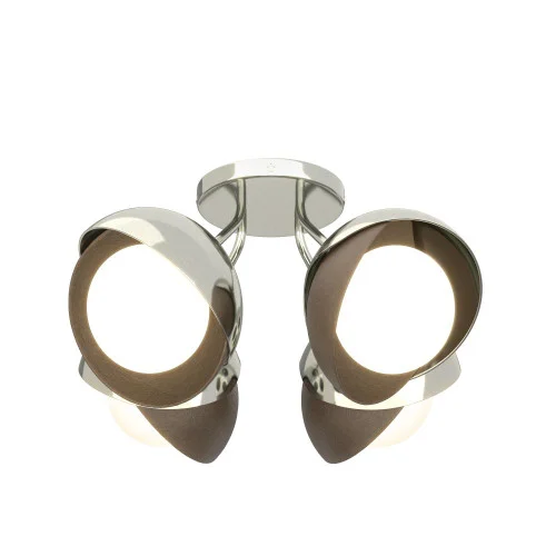 Brooklyn 4-Light Double Shade Semi-Flush (65|121376-SKT-85-05-GG0711)