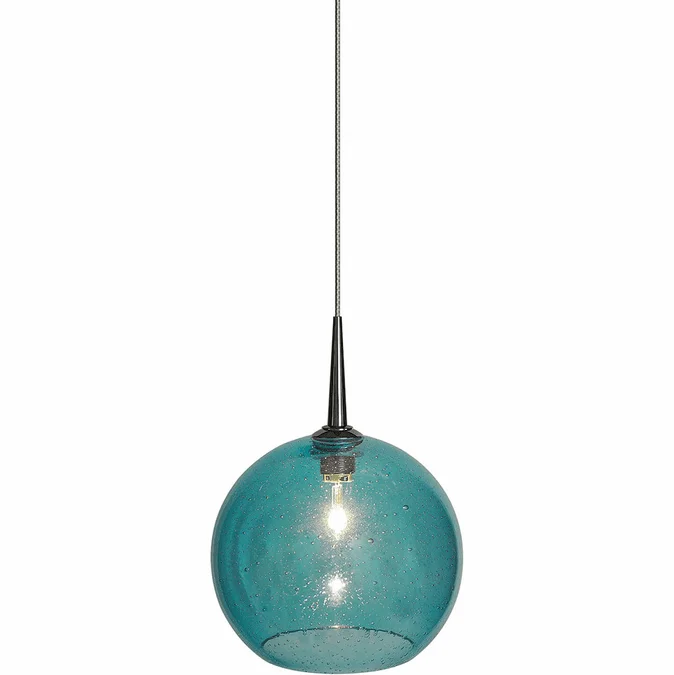Bruck BOBO-2-PENDANT-AQUA Bobo 2 Contemporary Mini Drop Lighting
