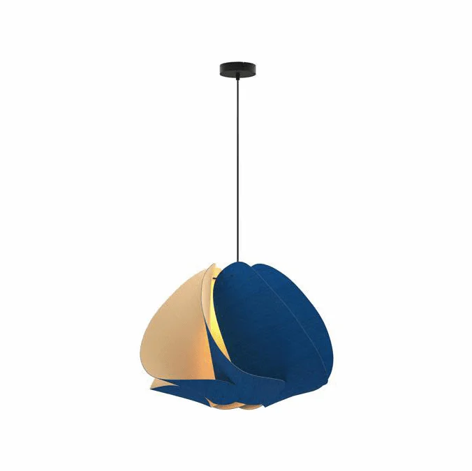 Bruck WEPMAT/68/BLU/ASH WEP Matilda 26.8″ Contemporary Blue Hanging Light