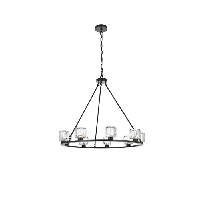 cadence 36 inch chandelier in black