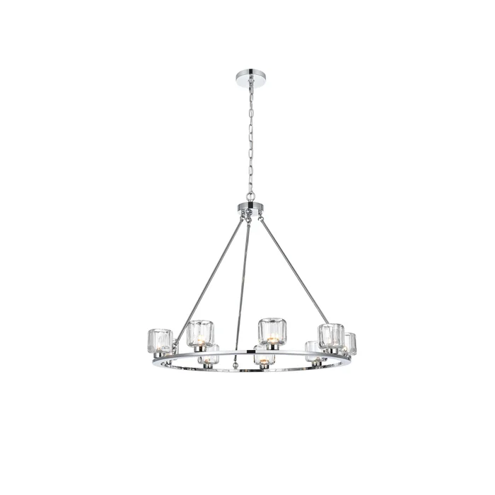 cadence 36 inch chandelier in chrome