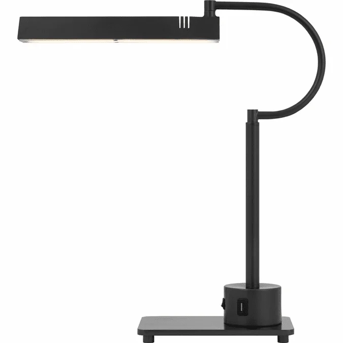 Cal BO-3179DK-DB Soho Antique Brass LED Task Lamp