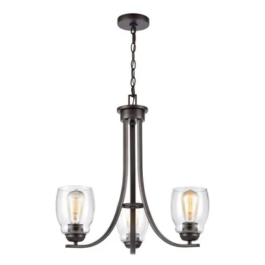 Calistoga Three Light Chandelier in Oil Rubbed Bronze (45|CN320321)