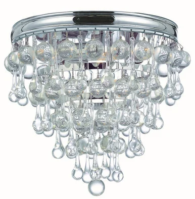 Calypso Three Light Flush Mount in Polished Chrome (60|135-CH)