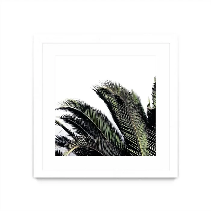 Cape Storm Matted and Framed White 36×36 Wall Art|uvre dart murale encadre blanche et mate Cape Storm 36×36