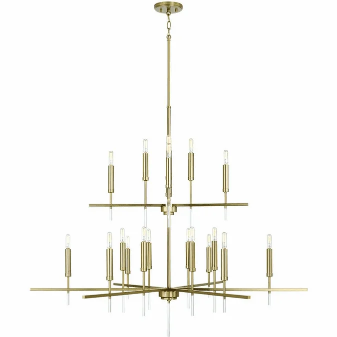 Capital Lighting 449302MA Elora Contemporary Matte Brass Hanging Chandelier