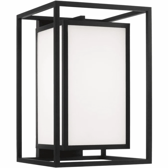 Capital Lighting 953112BK Aiden Modern Black 16.5″ Outdoor Wall Light Sconce
